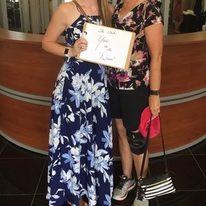 Lulus 2 piece floral dress